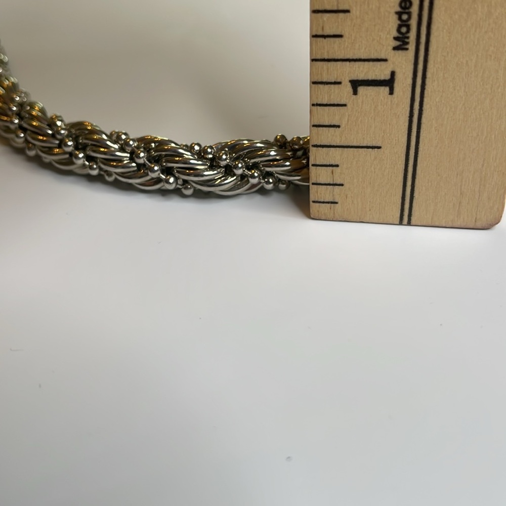 Metal Belt Silver Belt Intricate Detailed Metal Statement Rope Chain Tassel Belt - Picture 8 of 8